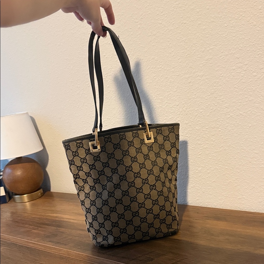 Gucci Black and Brown mini tote